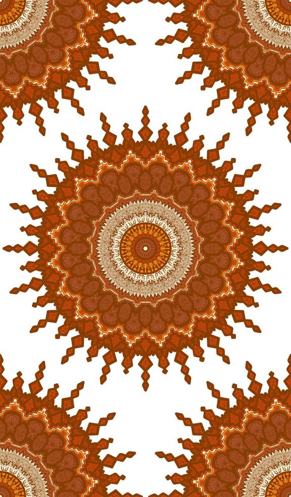 Mandala Seamless Pattern vector