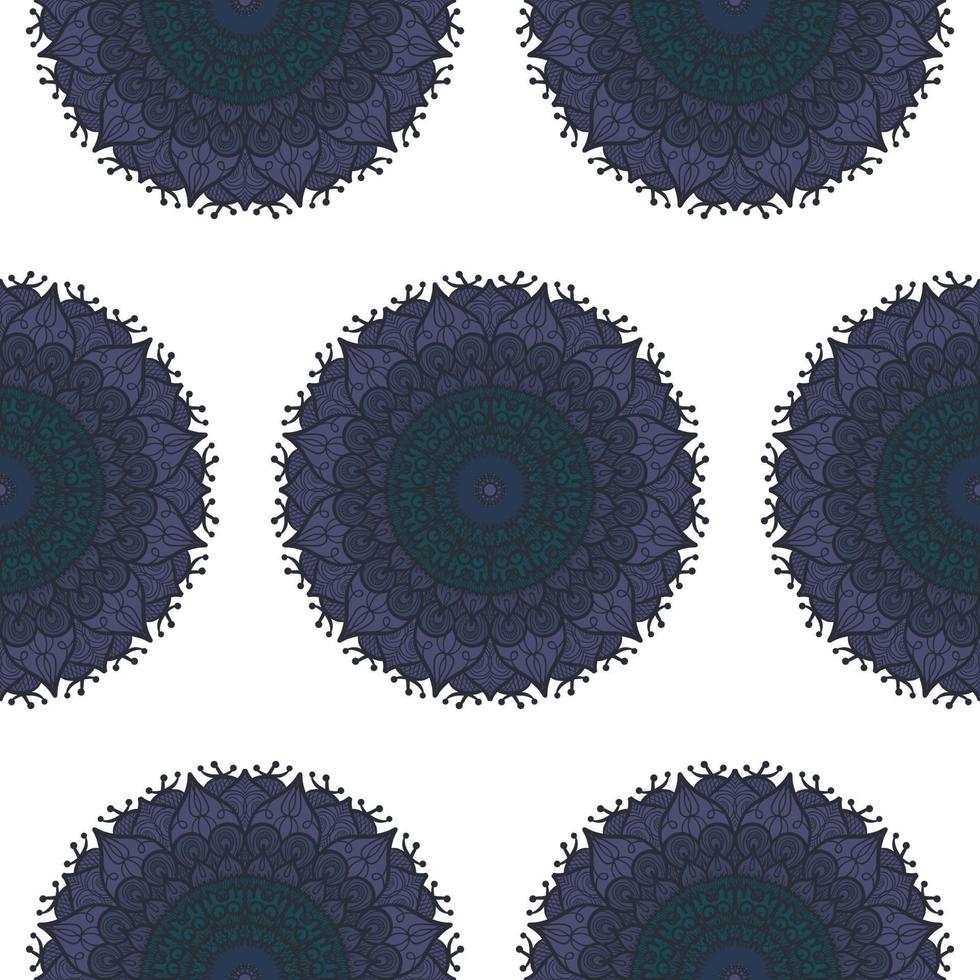 Mandala Seamless Pattern vector