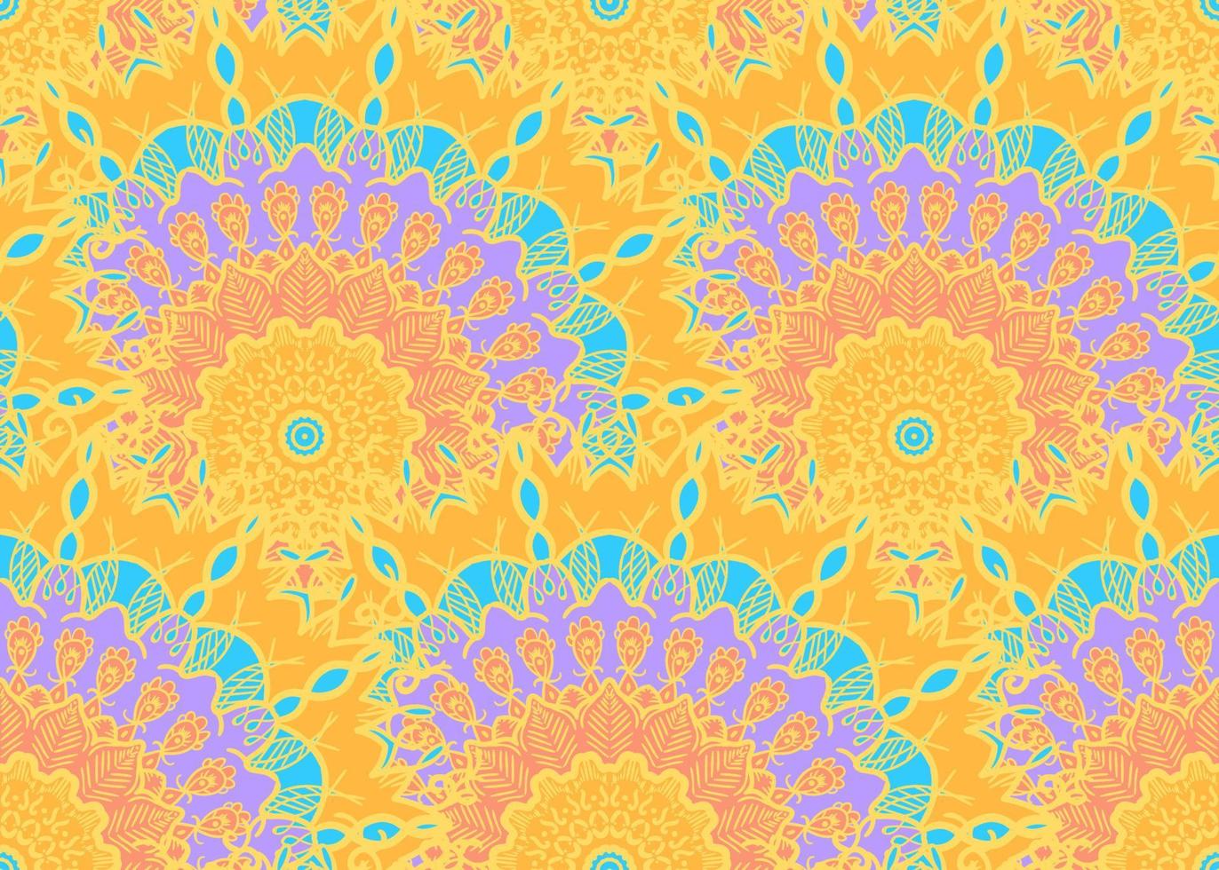 mandala de patrones sin fisuras vector