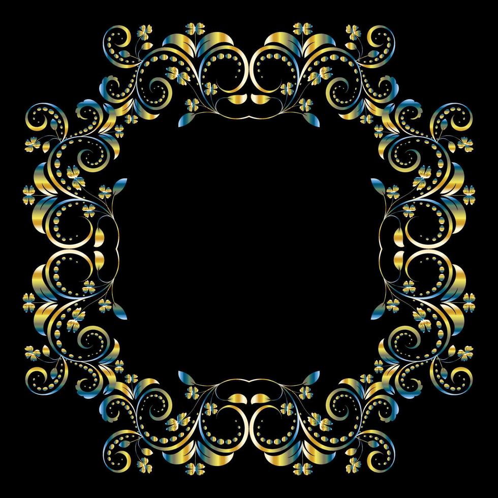 Decorative frames, Retro ornamental frame, Vintage rectangle ornaments and ornate border vector