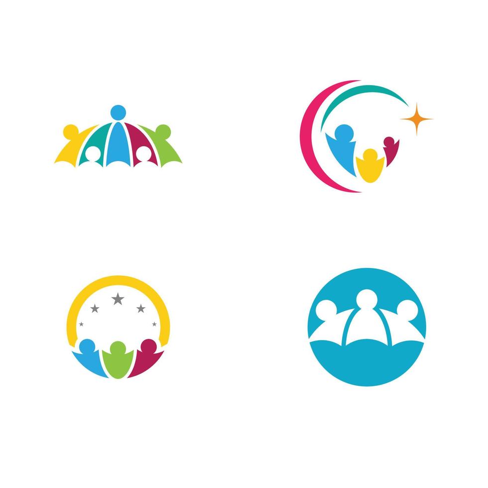 Community, network and social icon vector