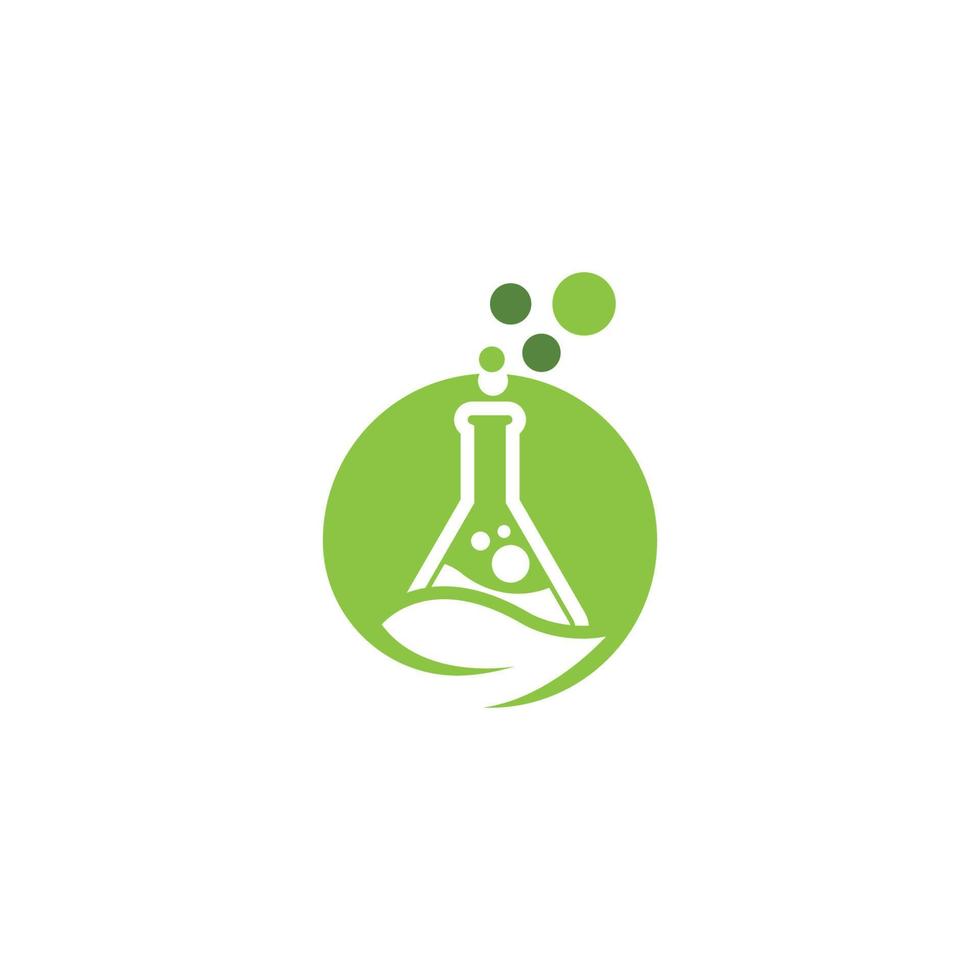 plantilla de logotipo de laboratorio médico de salud vector