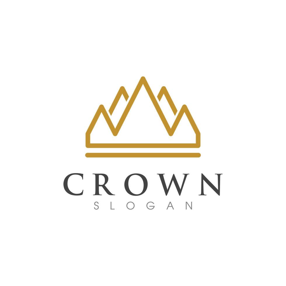 Crown Logo Template vector icon