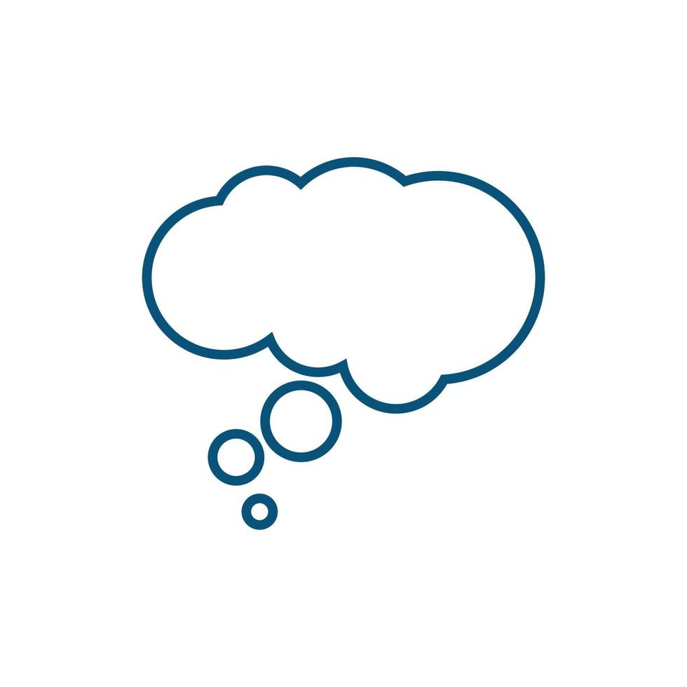 Speech bubble icon vector illustration