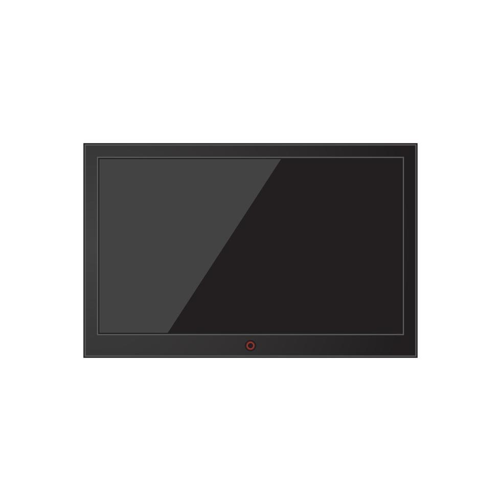 tv, lcd, led, monitor icono vector ilustración