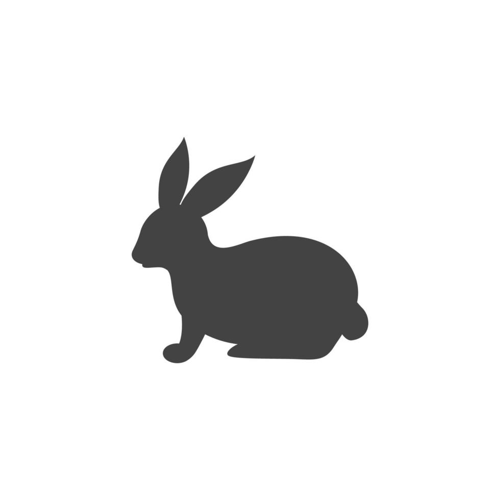 Rabbit vector icon illustration design