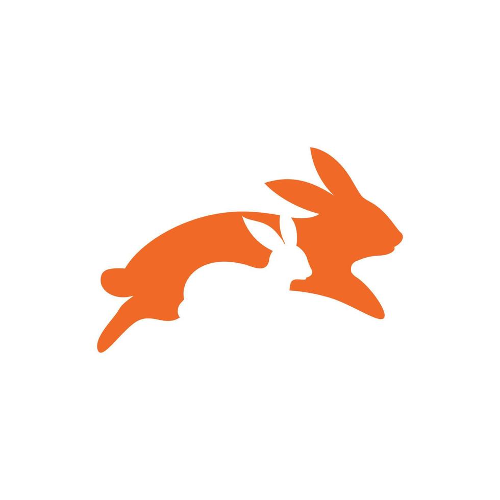 Rabbit vector icon illustration design