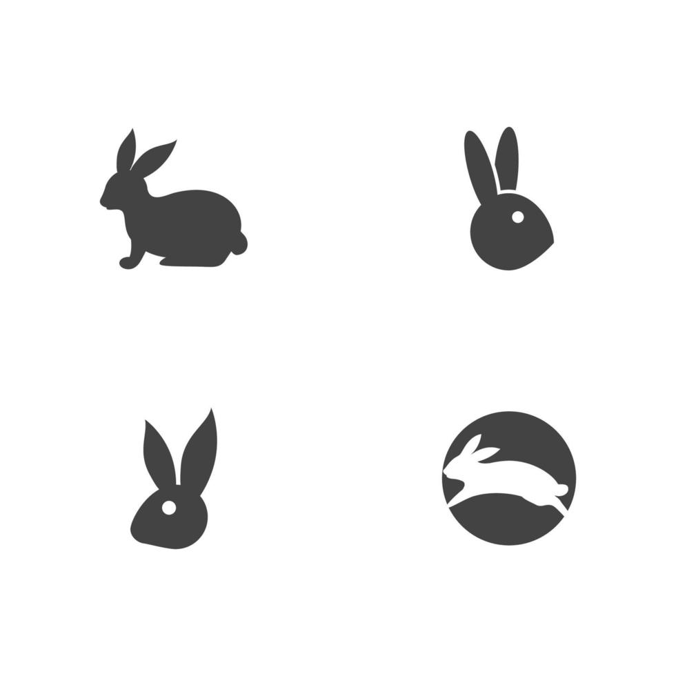 Rabbit vector icon illustration design