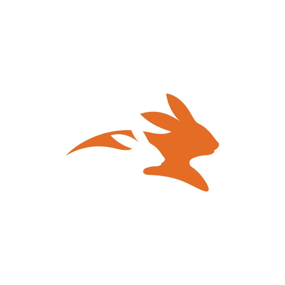 Rabbit vector icon illustration design