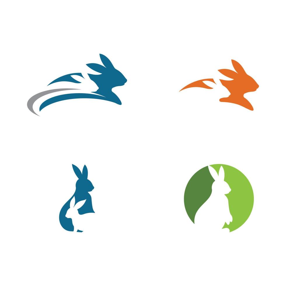 Rabbit vector icon illustration design