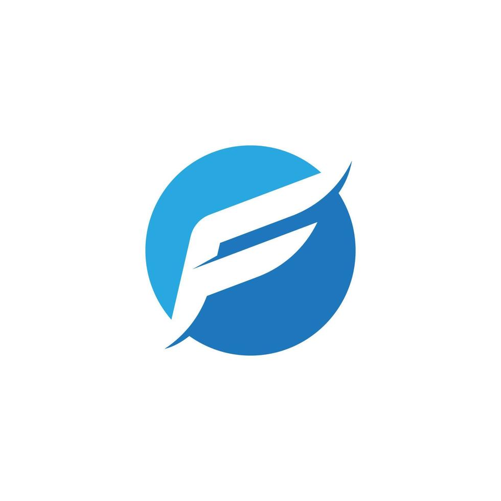 F Letter vector icon