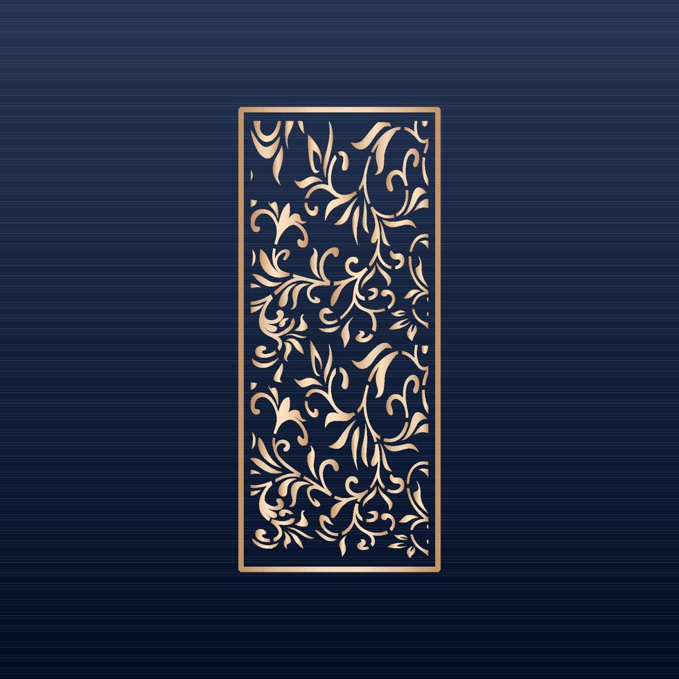 decorative elements border frame borders pattern islamic pattern files dxf Laser cut panel template cnc files - Jali design for graphic and CNC router vector