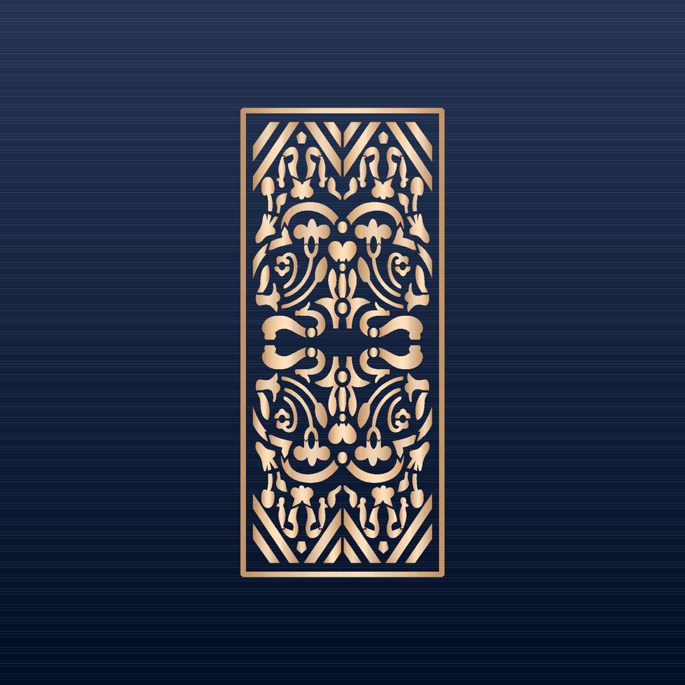 decorative elements border frame borders pattern islamic pattern files dxf Laser cut panel template cnc files - Jali design for graphic and CNC router vector