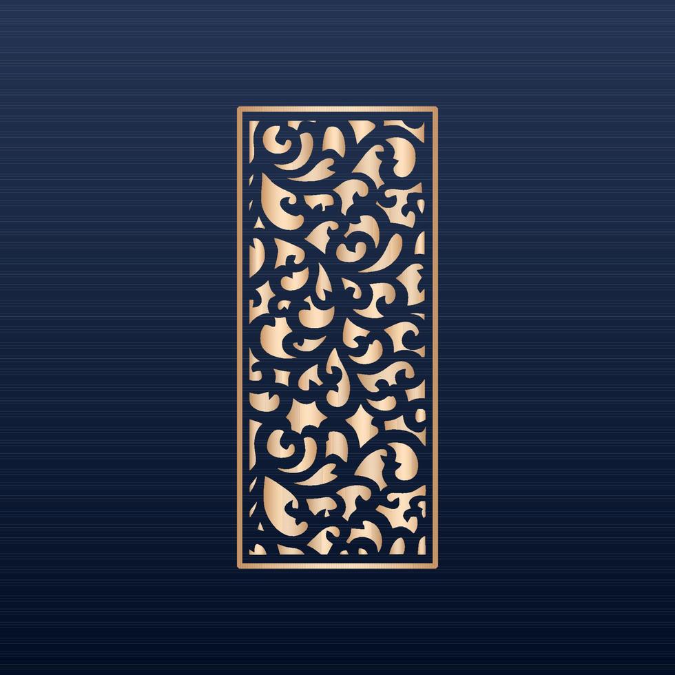 decorative elements border frame borders pattern islamic pattern files dxf Laser cut panel template cnc files - Jali design for graphic and CNC router vector