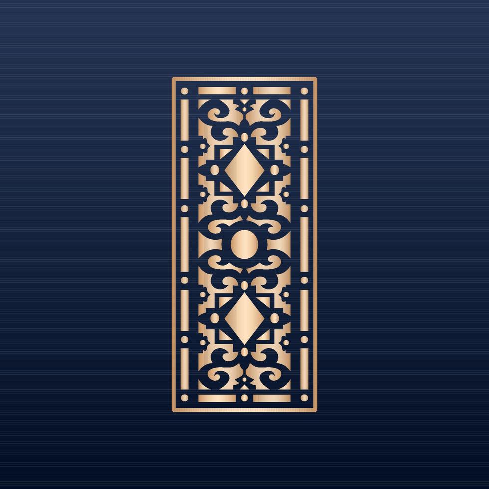 Laser cut ornamental panel templates set decorative lace borders patterns vector decorative elementsborder frame borders pattern islamic pattern files dxf Laser cut panel template cnc files