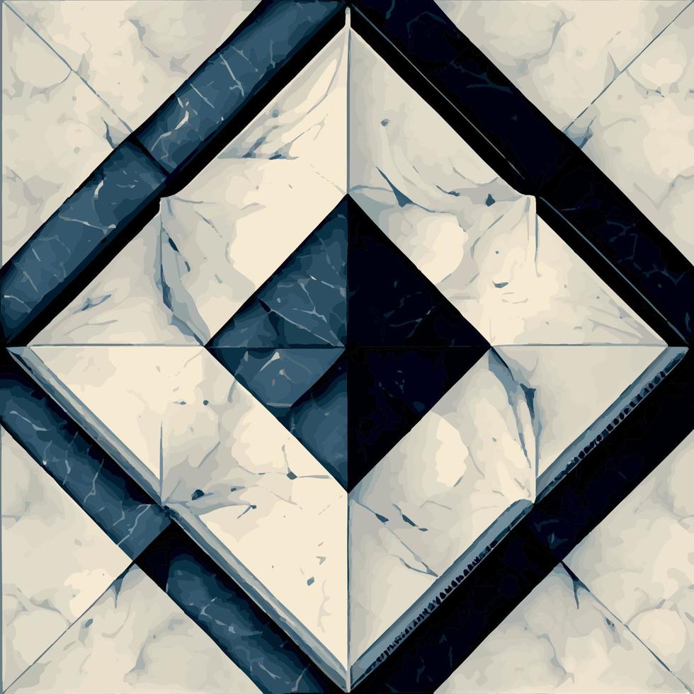 Light and dark marble tile texture, background template - Vector