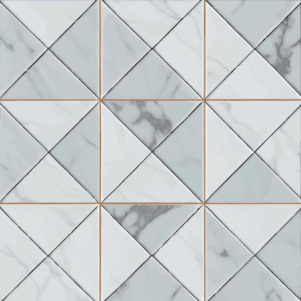 Light marble tile texture, pattern background - Vector