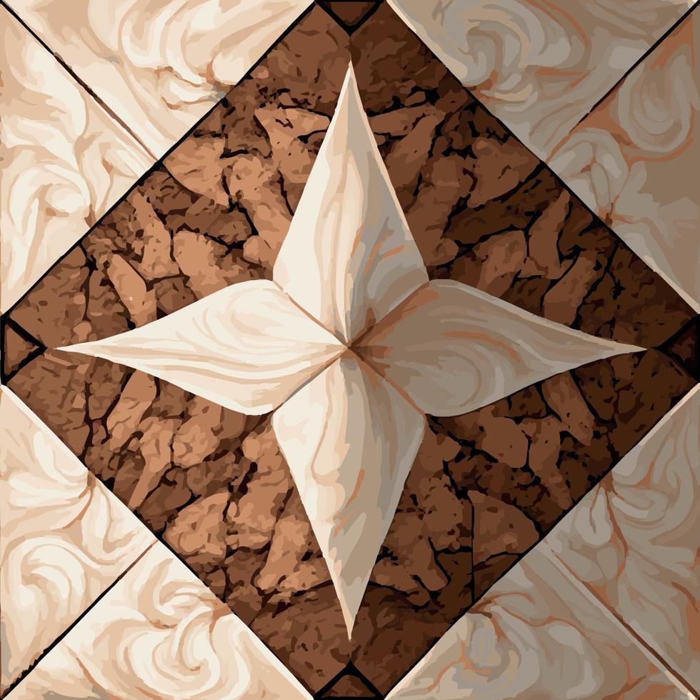 Light and dark marble tile texture, background template - Vector