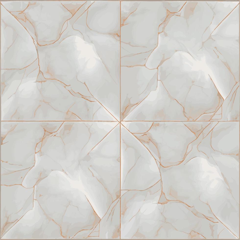 Light marble tile texture, pattern background - Vector
