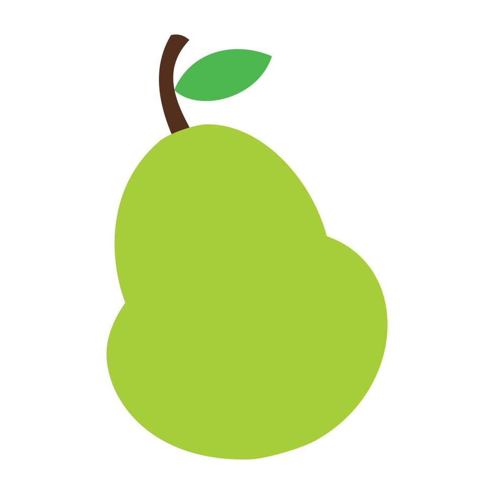 Guava flat icon design vector
