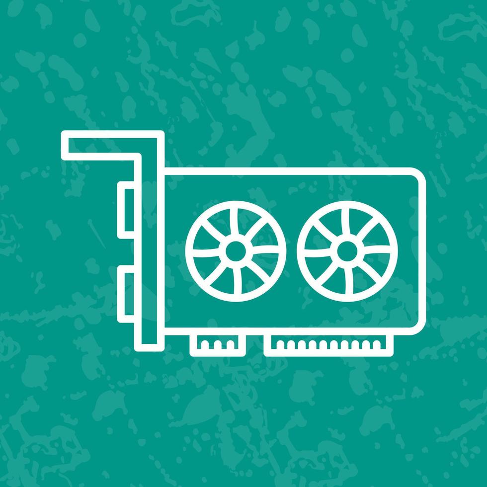 Graphic Card Vector Icon