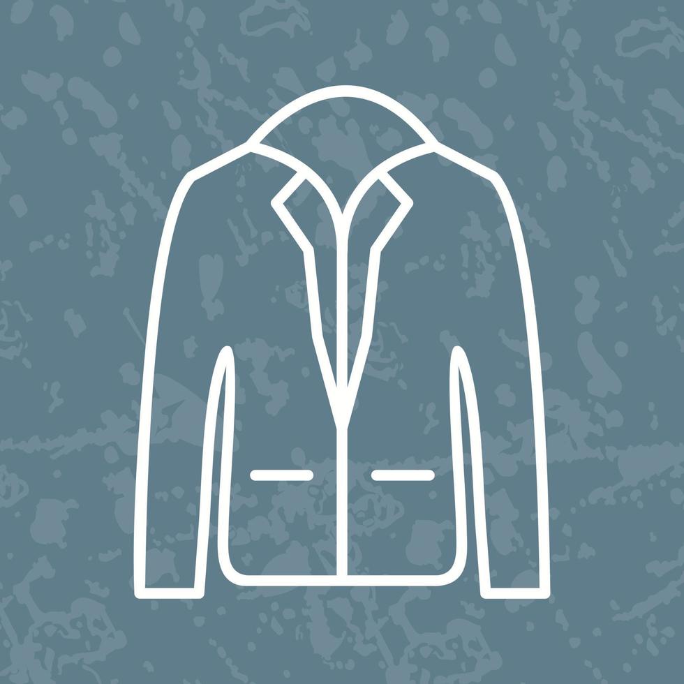 icono de vector de chaqueta elegante