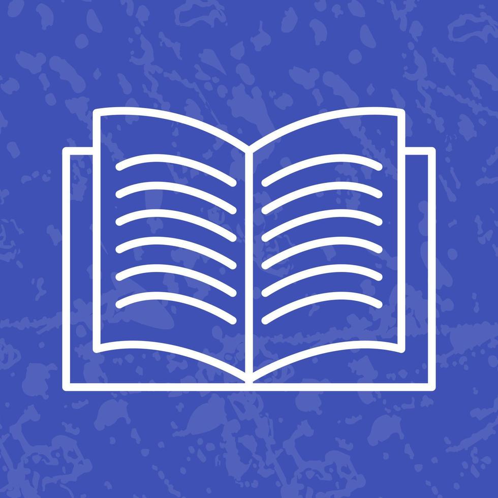 Unique Textbook Vector Icon