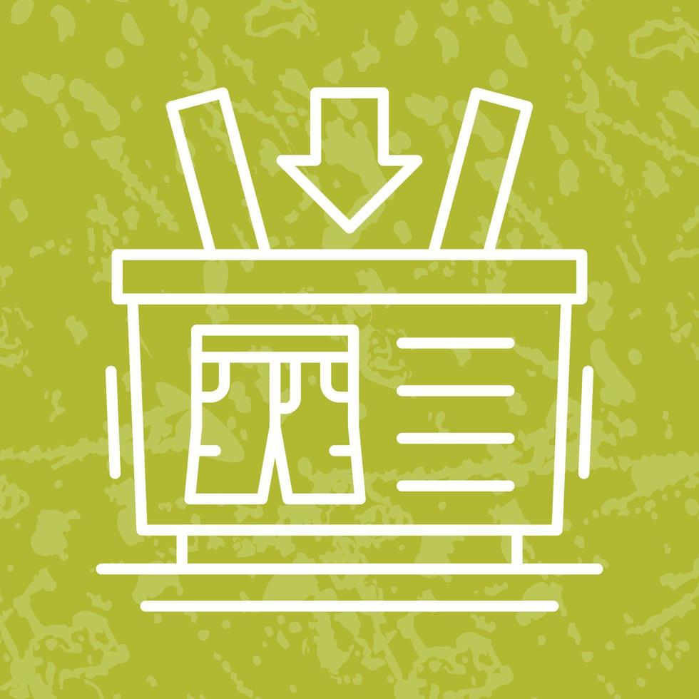 Shopping Basket Vector Icon