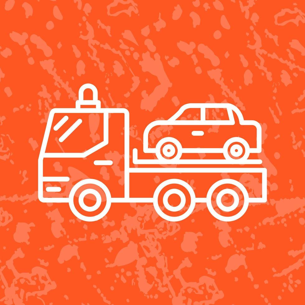Tow Truck Vector Icon