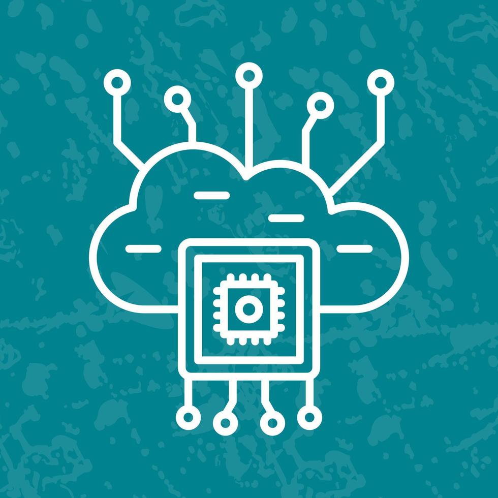 Cloud Computing Vector Icon