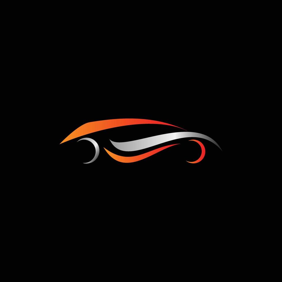 la ilustración vectorial del diseño del logotipo del coche es perfecta para su empresa. vector