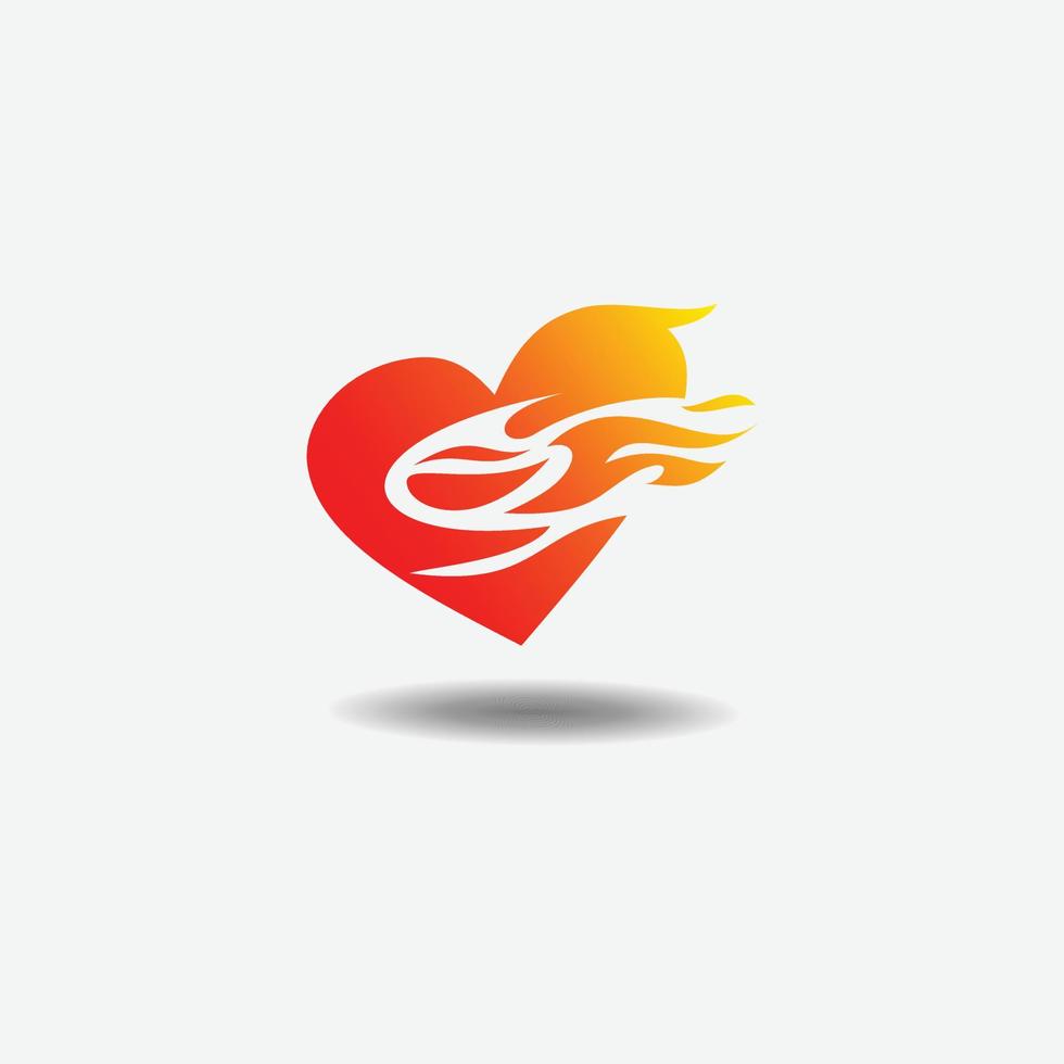 Fire Flame Logo design vector. vector