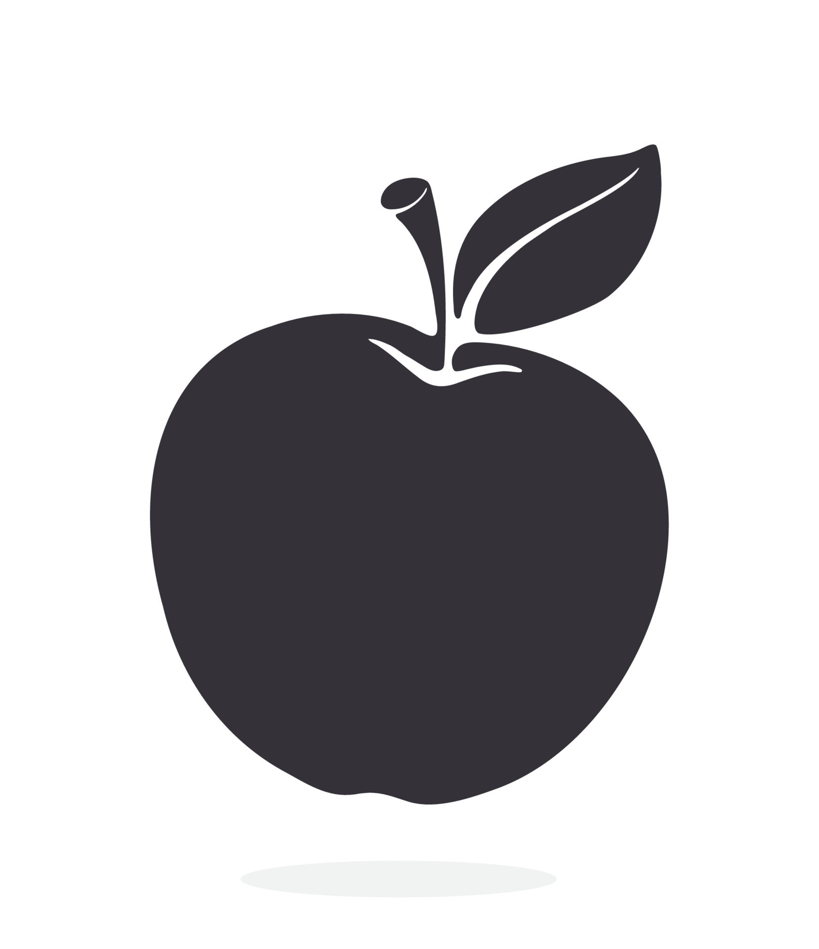 silhouette-icon-of-apple-with-stem-and-leaf-19511701-vector-art-at-vecteezy