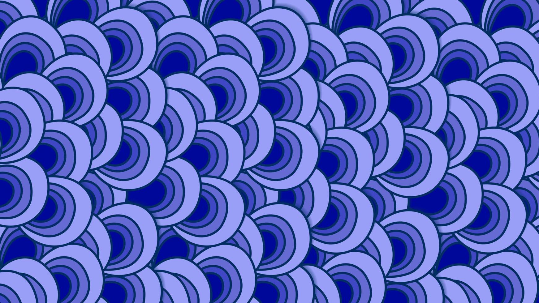 textura vectorial figurada abstracta decorativa con líneas y garabatos sobre fondo azul vector