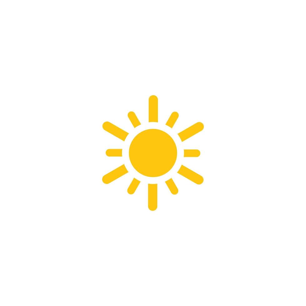 sun ilustration logo vector