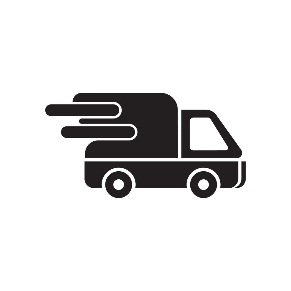 fast delivery logo ico vector
