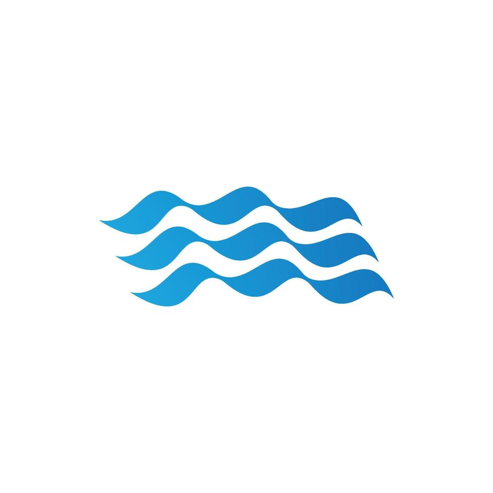 Water wave Logo vector