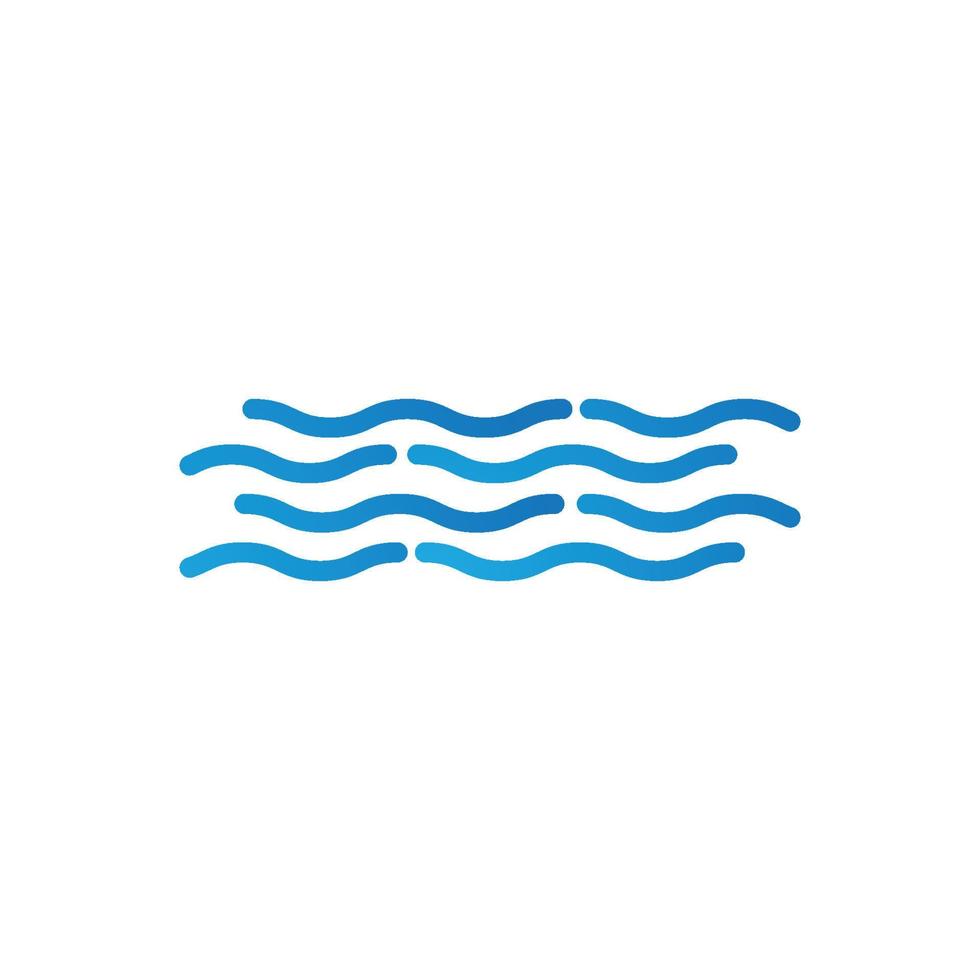 Water wave Logo vector