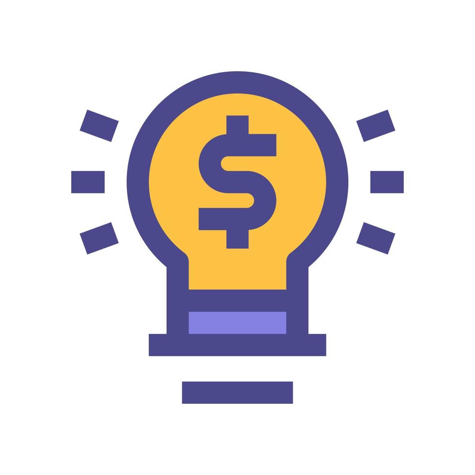 finance idea icon for your website, mobile, presentation, and logo design. vector