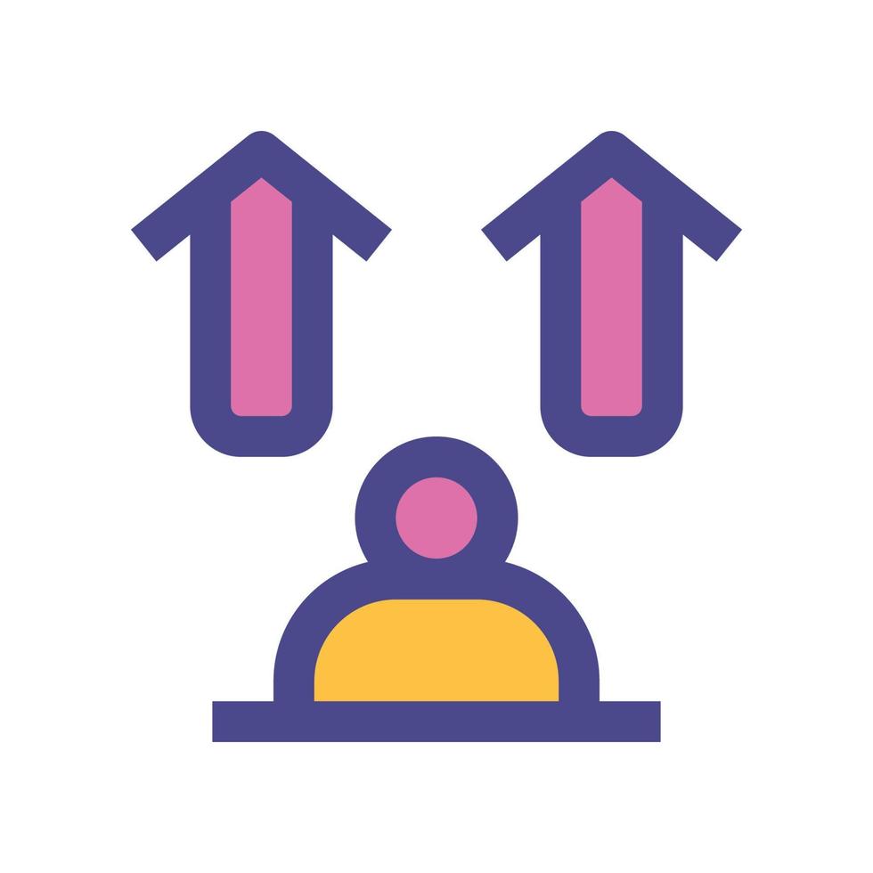 personal growth icon for your website, mobile, presentation, and logo design. vector