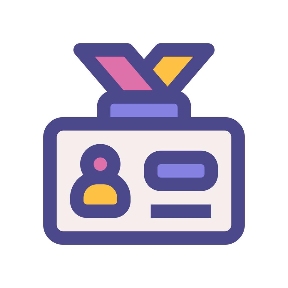id card icon for your website, mobile, presentation, and logo design. vector