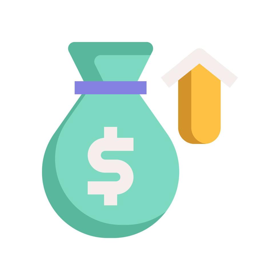 money bag icon for your website, mobile, presentation, and logo design. vector