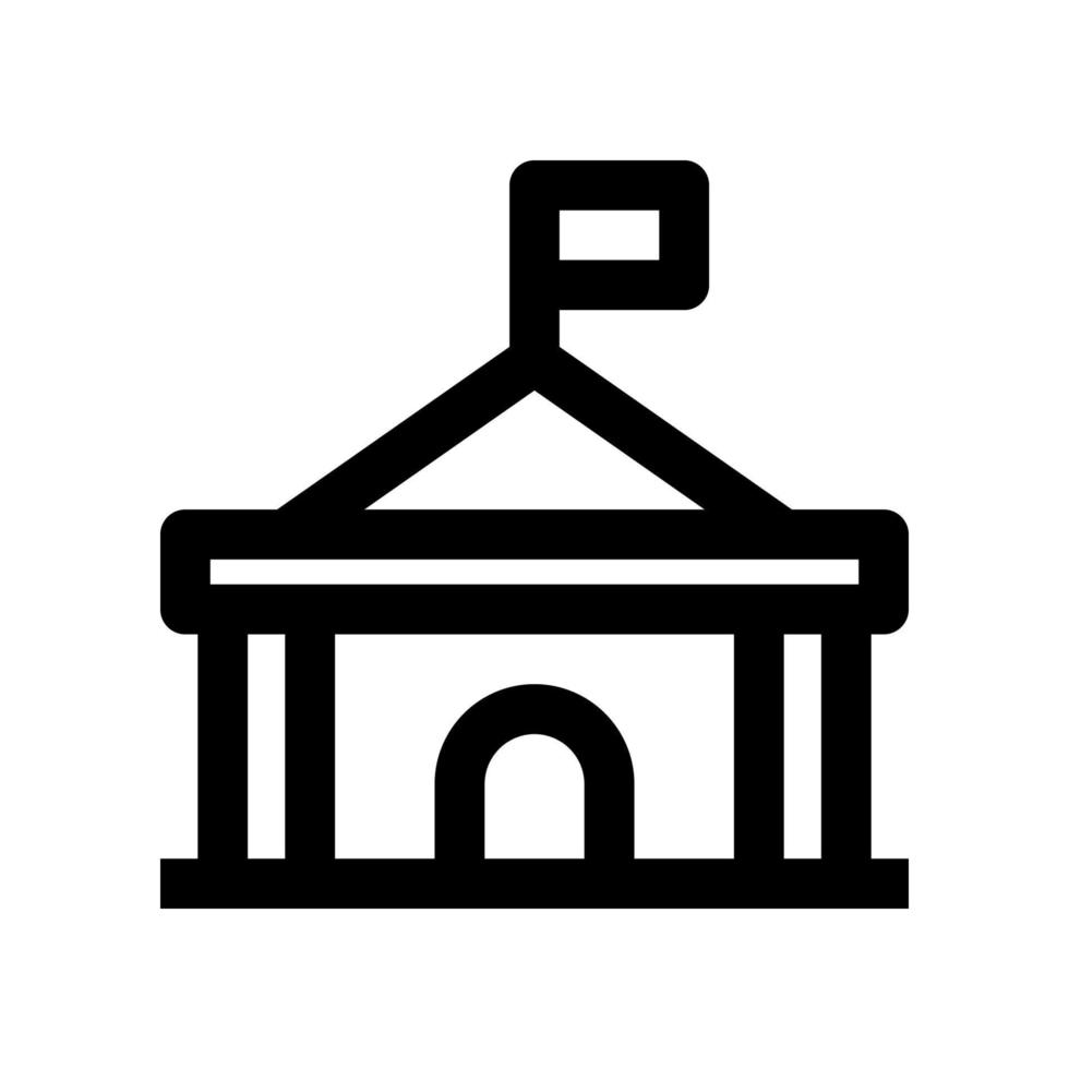 icono del gobierno para su sitio web, móvil, presentación y diseño de logotipo. vector