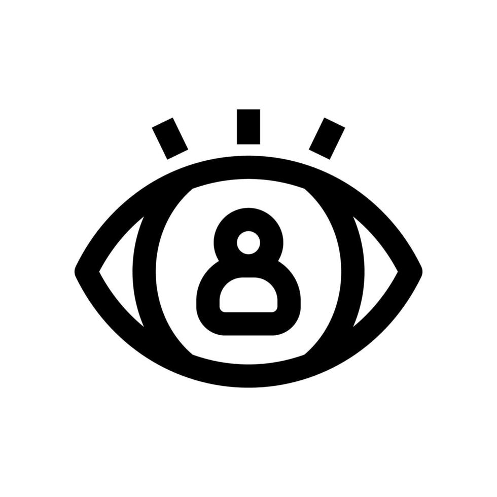 vision icon for your website, mobile, presentation, and logo design. vector