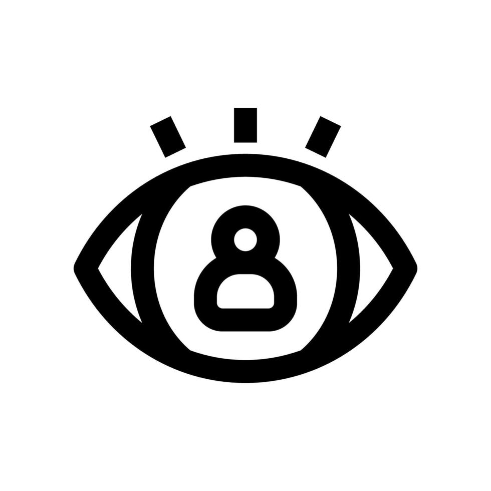 vision icon for your website, mobile, presentation, and logo design. vector