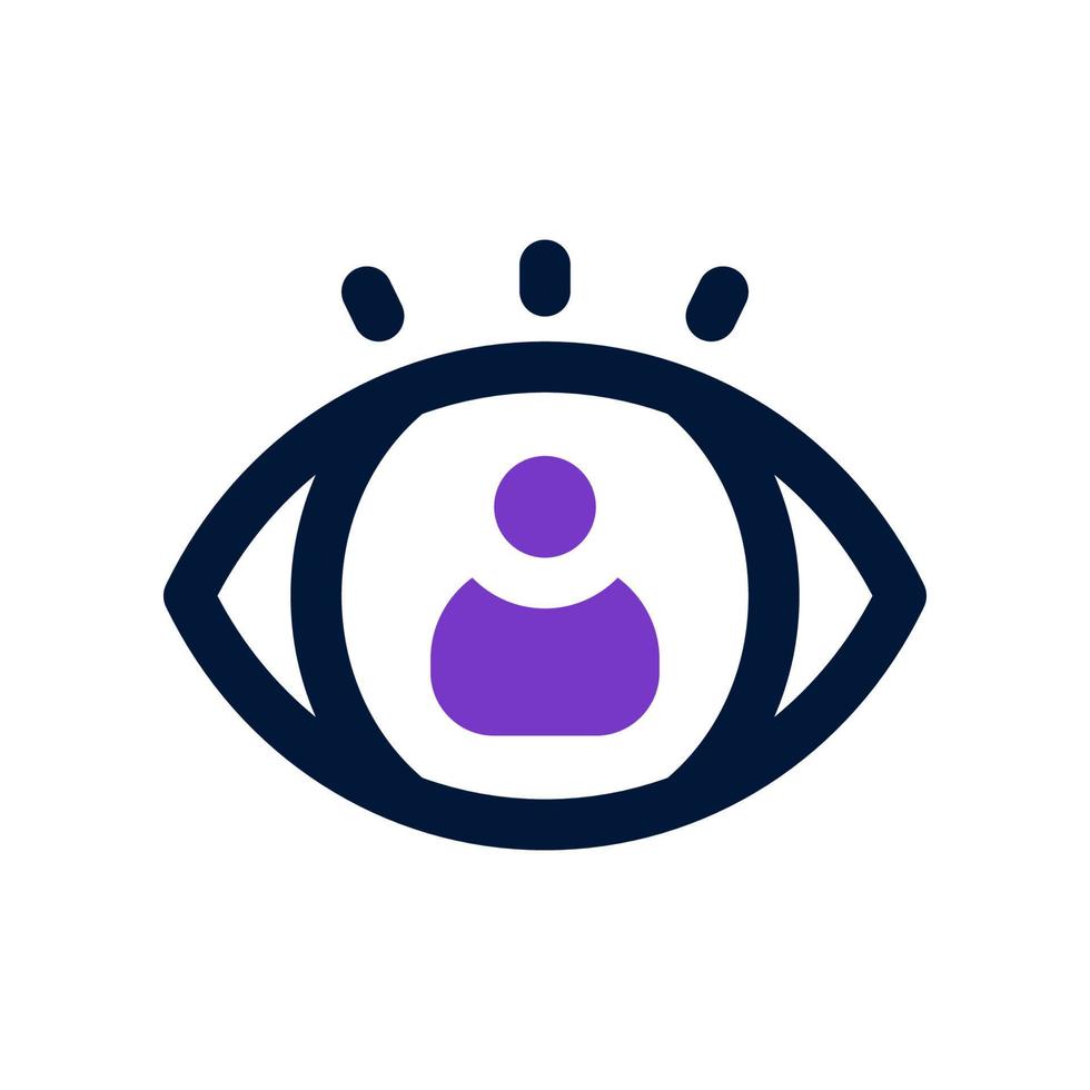 vision icon for your website, mobile, presentation, and logo design. vector