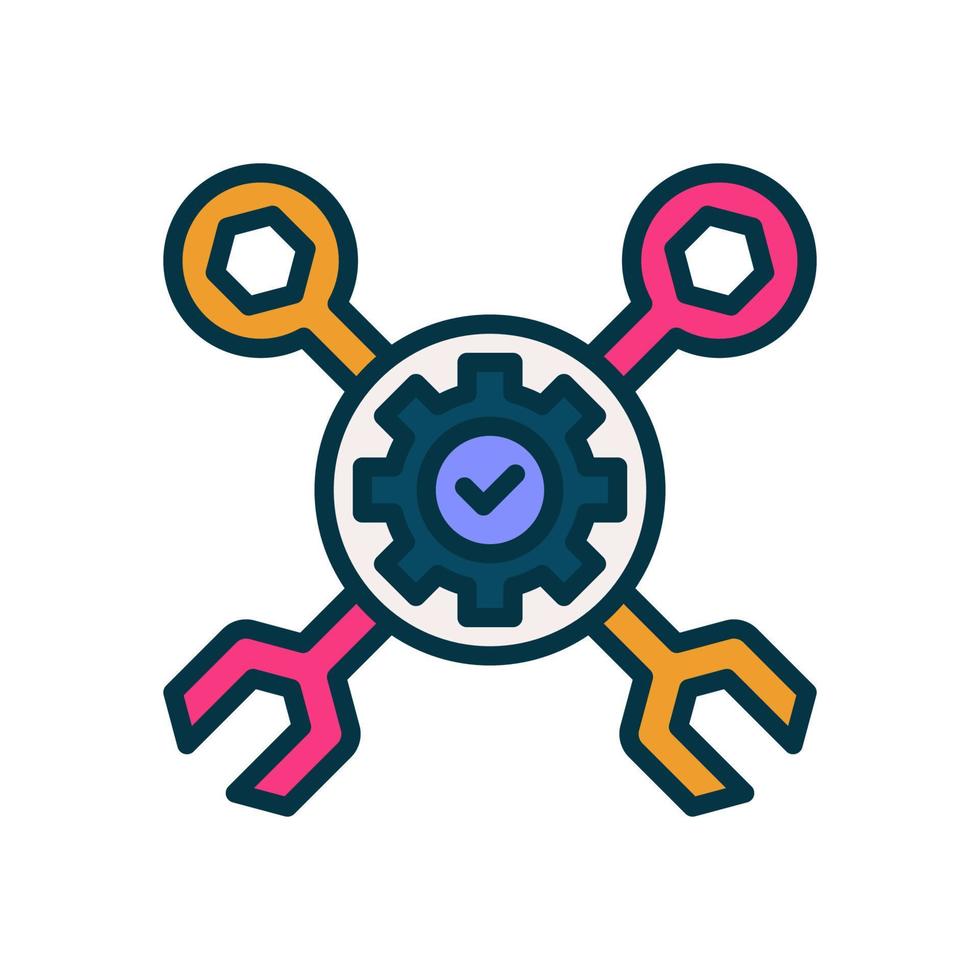wrench icon for your website, mobile, presentation, and logo design. vector