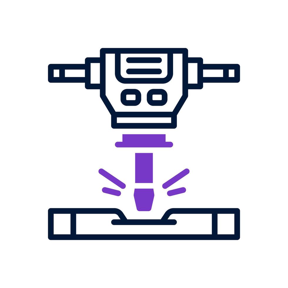 jackhammer icon for your website, mobile, presentation, and logo design. vector