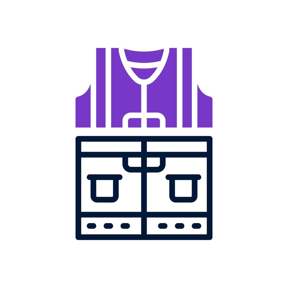 vest icon for your website, mobile, presentation, and logo design. vector