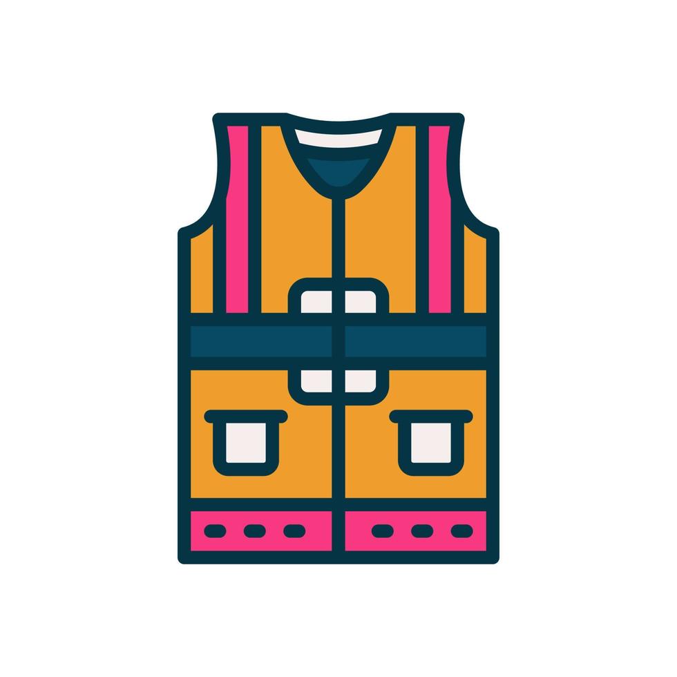 vest icon for your website, mobile, presentation, and logo design. vector